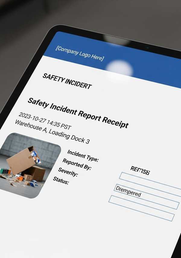 PDF receipt sent to worker